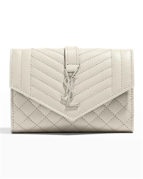 ysl grain leather|CASSANDRE MATELASSÉ small envelope wallet in grain de .